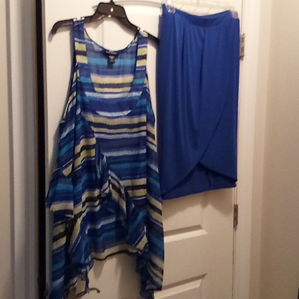 SKIRT AND MATCHING TOP - Picture 3 of 3
